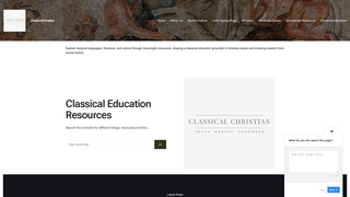 Thumbnail of classicalchristianclassics.com