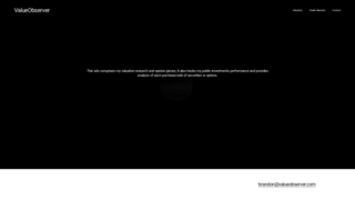 Thumbnail of valueobserver.com