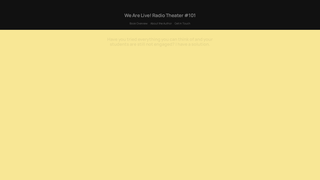 Thumbnail of weareliveradiotheater.com