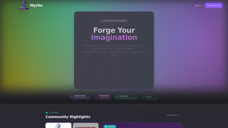 Screenshot of forge.myrlin.io