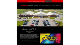 Thumbnail of stedmanbaptist.org