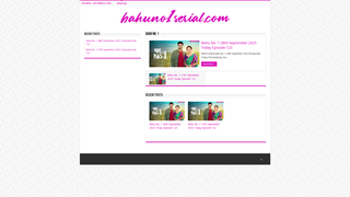Thumbnail of bahuno1serial.com