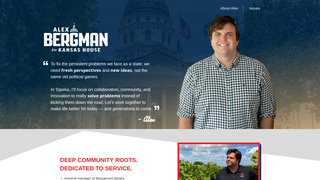 Screenshot of bergmanforkansas.com