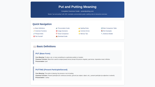Thumbnail of putandputting.com
