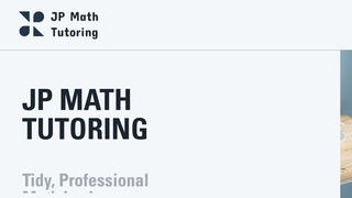Screenshot of jpmathtutoring.com