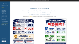 Screenshot of aladdintravelaugusta.com