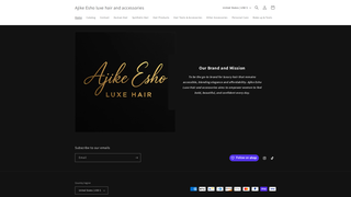 Thumbnail of ajikeesholuxehair.com