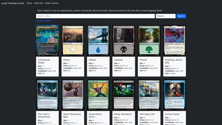 Thumbnail of localtradingcards.com