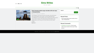 Screenshot of brennansims.com