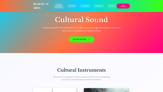 Thumbnail of melodysofindiaindia.org