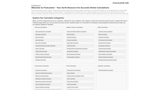 Thumbnail of fcalculator.com