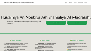 Thumbnail of almadrasahalhussainiya.com