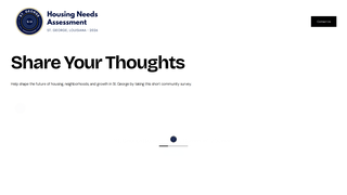 Screenshot of stgeorgehousingstudy.com