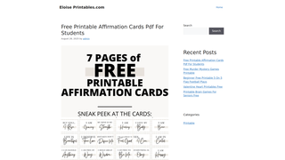 Thumbnail of eloiseprintables.com