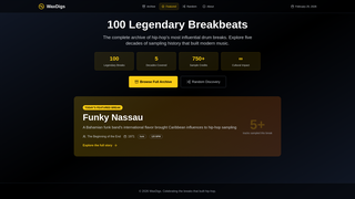 Screenshot of waxdigs.com
