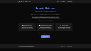 Thumbnail of rubyaichat.com