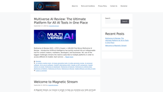 Thumbnail of magneticstream.com