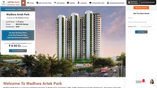 Thumbnail of wadhwasartekpark.com