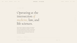 Screenshot of andrewjhillman.com