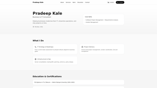 Thumbnail of pradeepkale.com