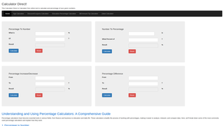 Thumbnail of calcdirect.com