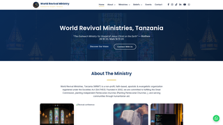 Screenshot of wrmtanzania.org