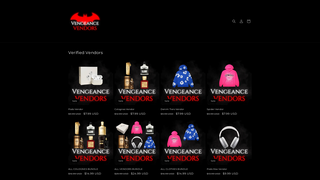 Thumbnail of vengeancevendors.com