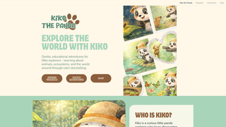 Screenshot of kikothepanda.com