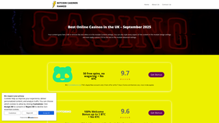 Thumbnail of bitcoincasinosranked.com