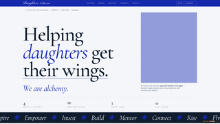 Screenshot of thedaughterscollective.com