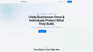 Screenshot of edwinortegasolutions.com