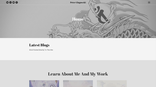 Screenshot of pglagowski.com