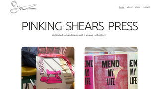 Thumbnail of pinkingshearspress.com