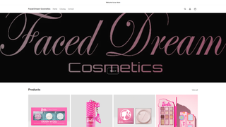 Thumbnail of faceddreamcosmetics.com