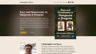 Screenshot of christopherlecluyse.com