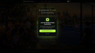 Screenshot of bangkokpadelcommunity.com