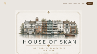 Screenshot of houseofskan.com