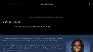 Thumbnail of kamariportfolio.com