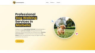 Thumbnail of dogwalkingmarbella.com