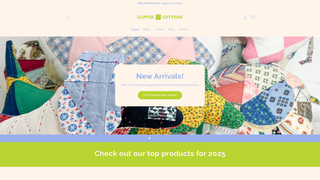 Thumbnail of shopclovercottons.com