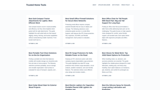Thumbnail of trustedhometools.com