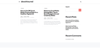 Thumbnail of deceittoured.com