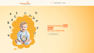 Thumbnail of babynameonline.com