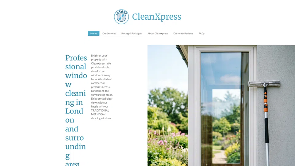 Screenshot of cleanxpress-windows.uk