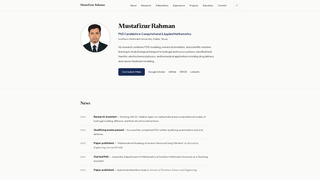 Screenshot of mustafizur-rahman.com