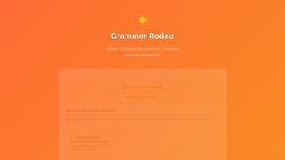 Thumbnail of grammarrodeo.org