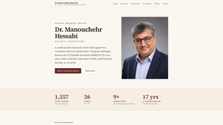 Screenshot of drhessabi.com