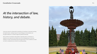 Thumbnail of constitutioncrossroads.com