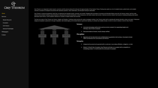 Thumbnail of greytheorem.com