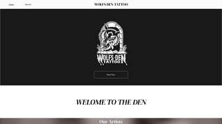 Thumbnail of wolfsdentattoos.com